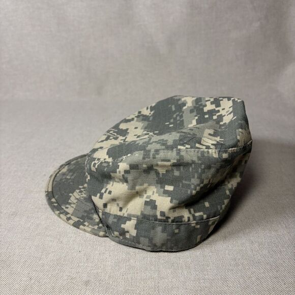 US Military Issue Army Combat Uniform ACU UCP Camouflage Patrol Hat Cap Sz 7-1/8 - Picture 4 of 6